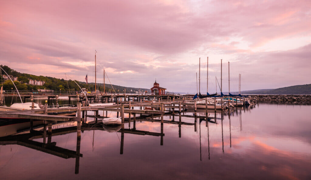 Seneca Lake in Watkins Glen, NY