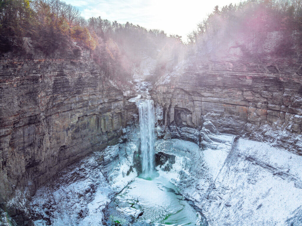 Taughannock Falls in the Finger Lakes